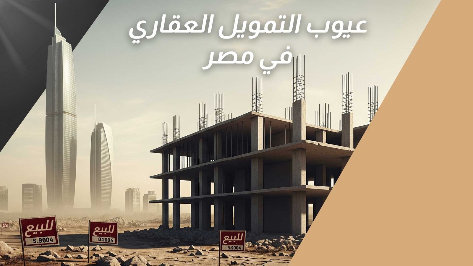 عيوب التمويل العقاري في مصر