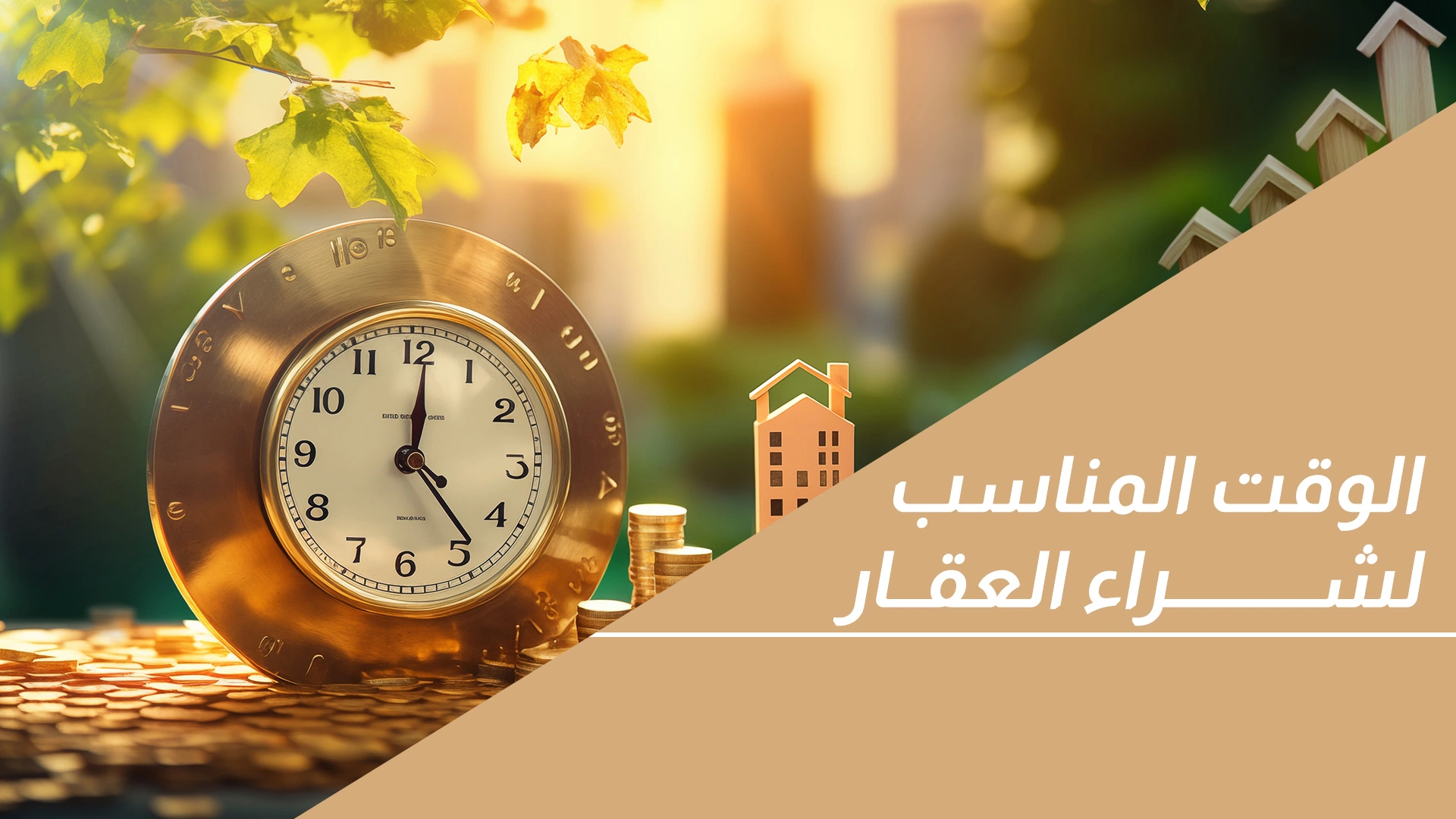 الوقت المناسب لشراء العقار